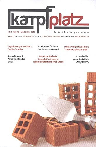 Kampfplatz Dergi Cilt:4 Sayı:10 Mart 2016 kitap kapağı