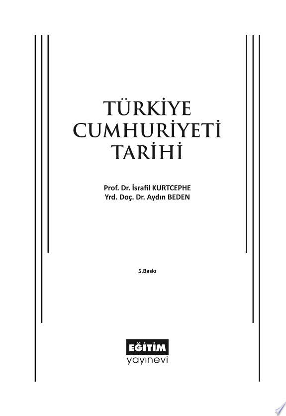 Türkiye Cumhuriyeti Tarihi kitap kapağı