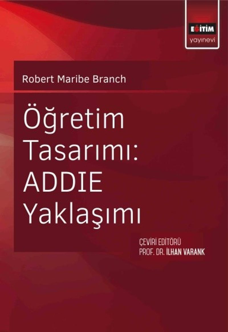 Öğretim Tasarımı: ADDİE Yaklaşımı kitap kapağı