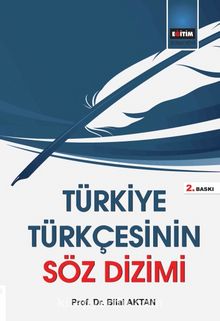 Türkiye Türkçesinin Söz Dizimi kitap kapağı
