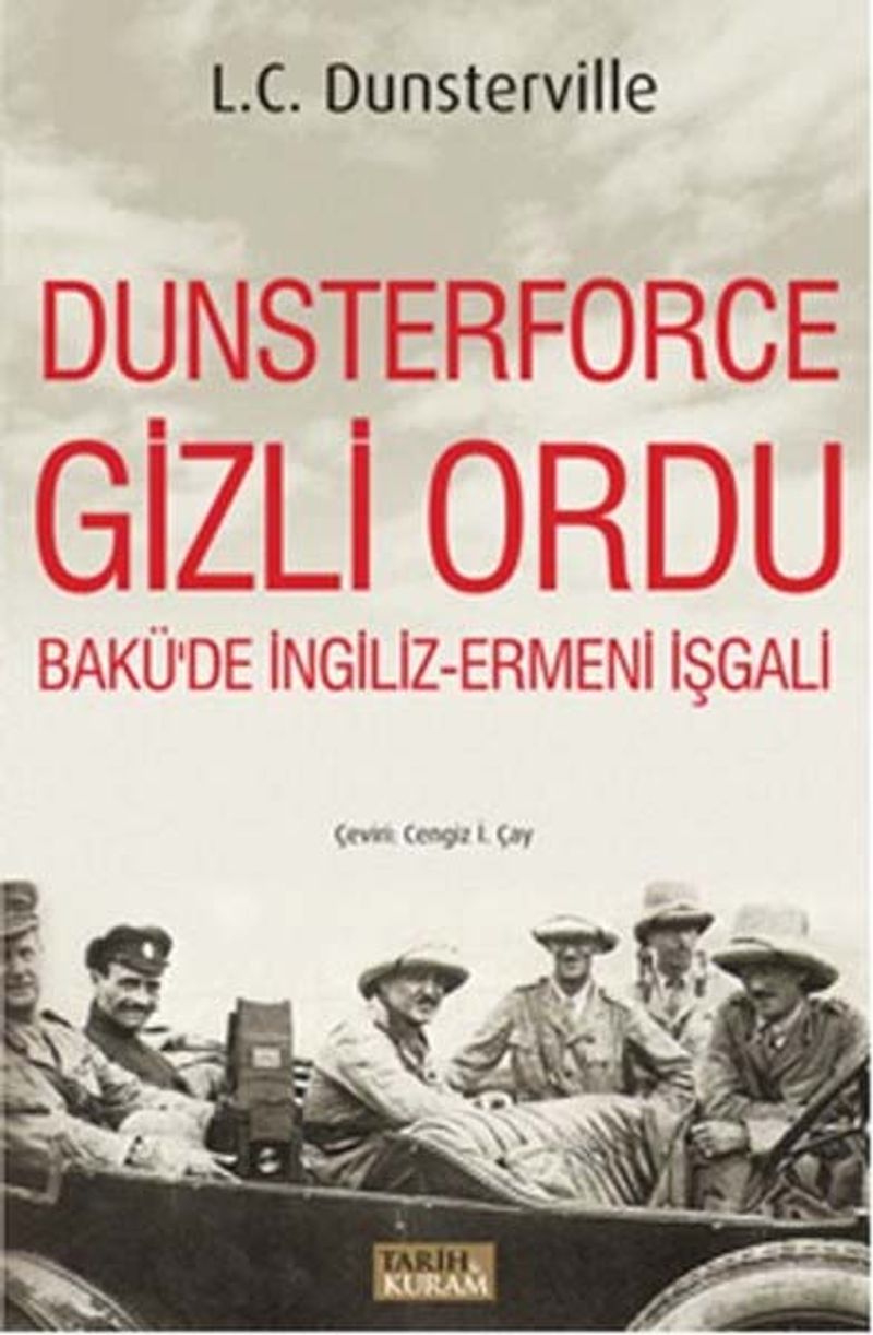 Dusterforce Gizli Ordu Bakü'de İngiliz Ermeni İşgali kitap kapağı