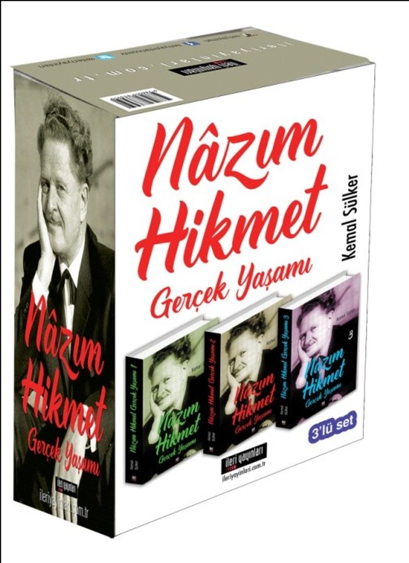 Nazım Hikmet'in Gerçek Yaşamı (3 Cilt) kitap kapağı