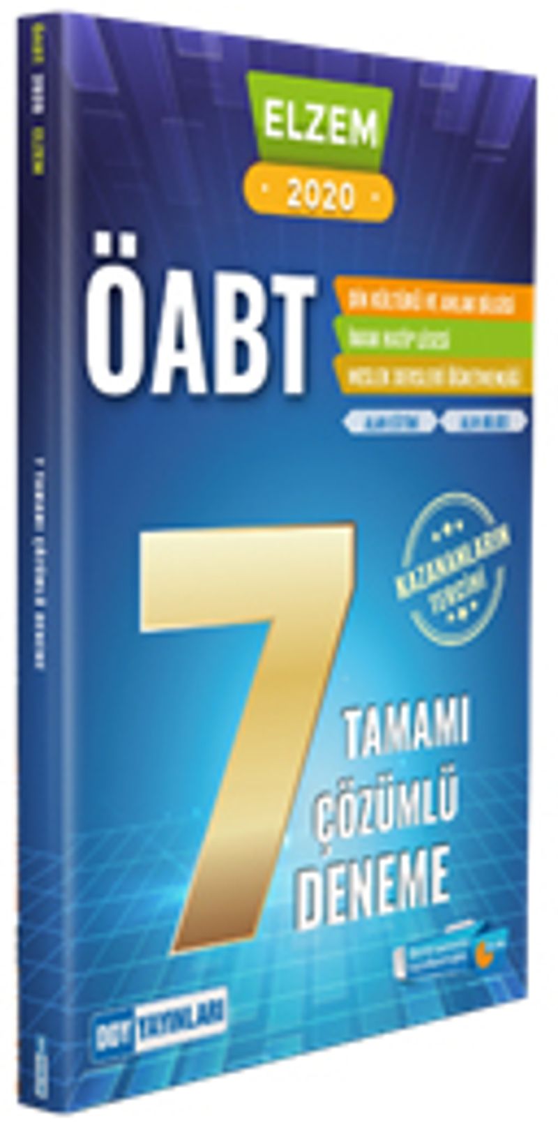 2020 ÖABT Din Kültürü ve Ahlak Bilgisi ELZEM SERİSİ Tamamı Çözümlü 7 Deneme kitap kapağı