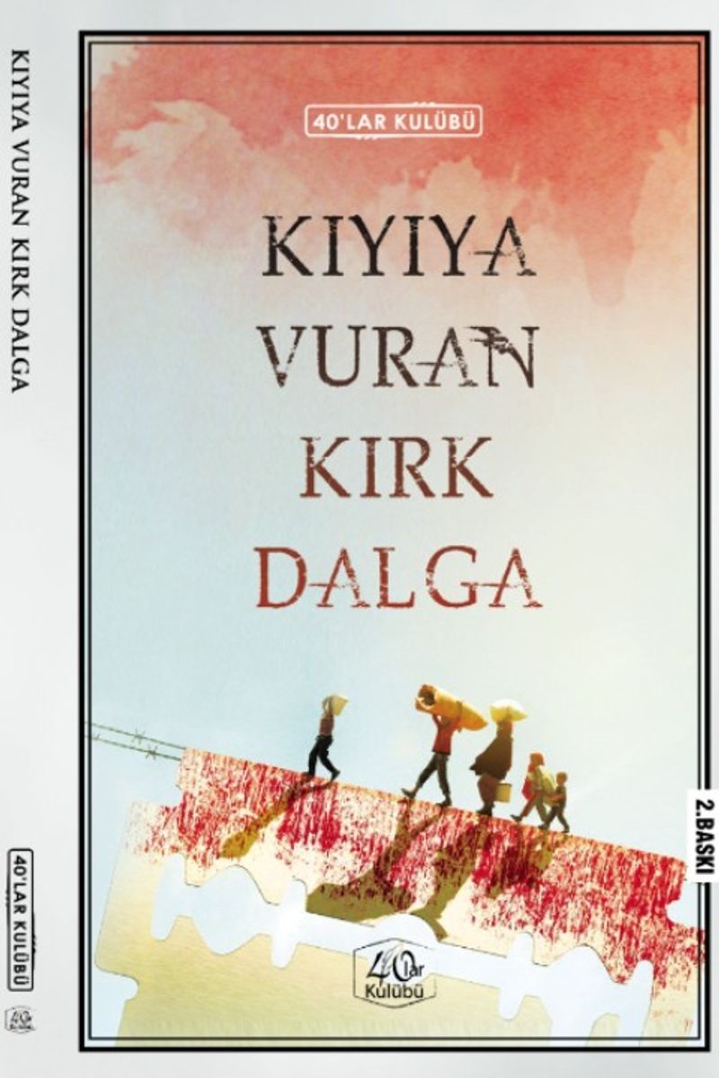 Kıyıya Vuran Kırk Dalga kitap kapağı