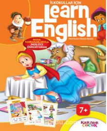 İlkokullar İçin Learn English - Turuncu kitap kapağı