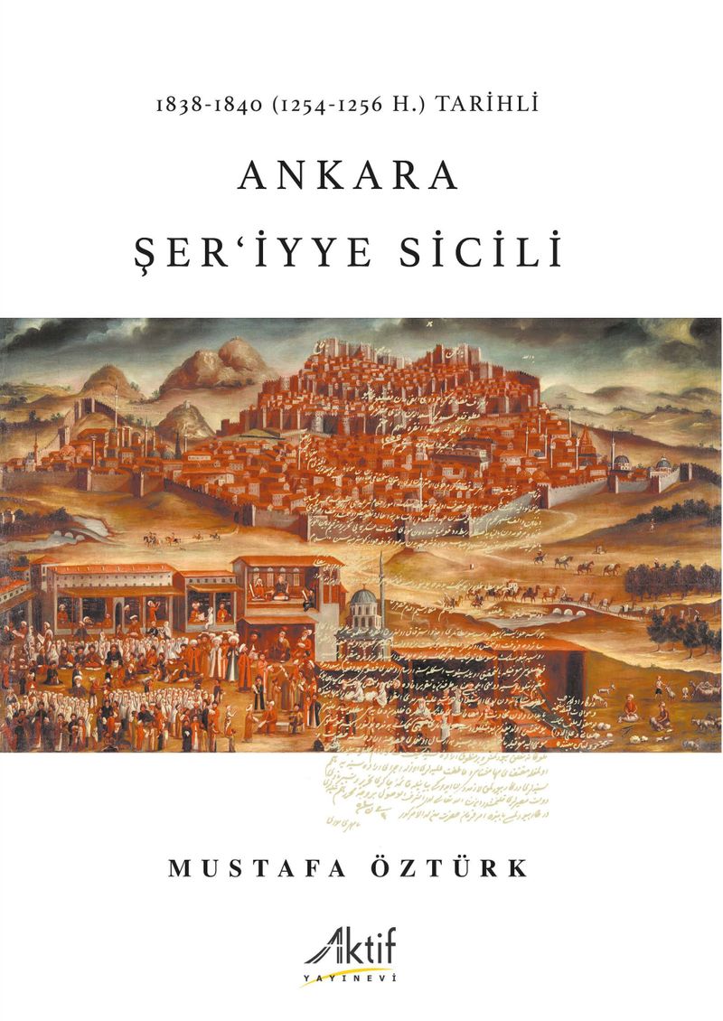 1838-1840 (1254-1256 H.) Tarihli Ankara Şer‘İyye Sicili kitap kapağı