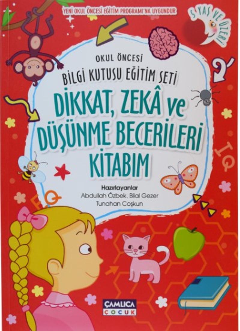 Dikkat Zeka ve Düşünme Becerileri Kitabım kitap kapağı