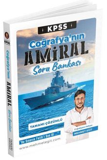 2022 KPSS Coğrafya'nın Amiral Soru Bankası Tamamı Çözümlü kitap kapağı
