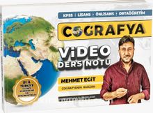 2022 KPSS Mehmet Eğit Coğrafya Video Ders Notları kitap kapağı