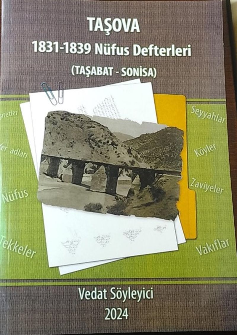 Taşova 1831-1839 Nüfus Defterleri kitap kapağı