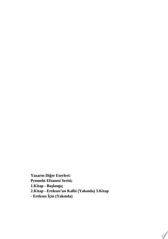 Promeht Efsanesi-Başlangıç kitap kapağı