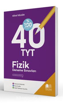 TYT Fizik 40 Deneme Sınavları kitap kapağı