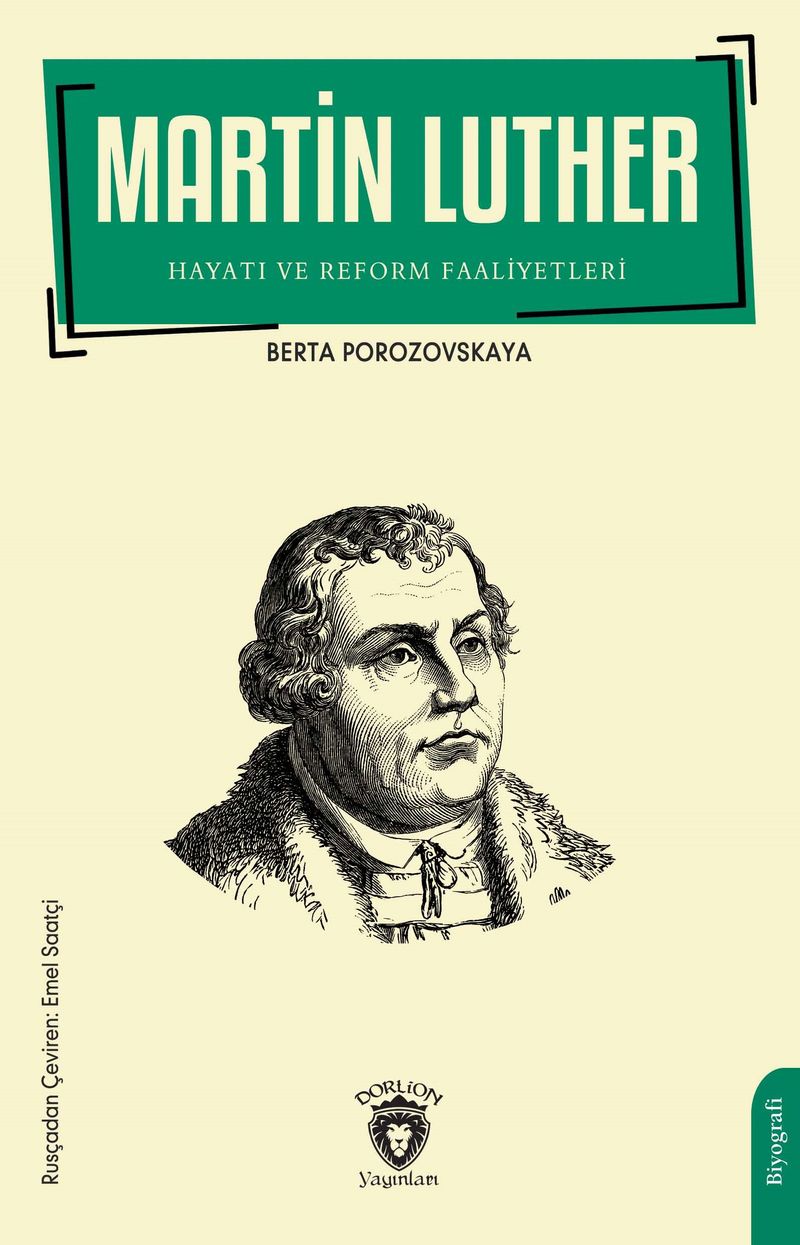 Martin Luther Hayatı ve Reform Faaliyetleri kitap kapağı