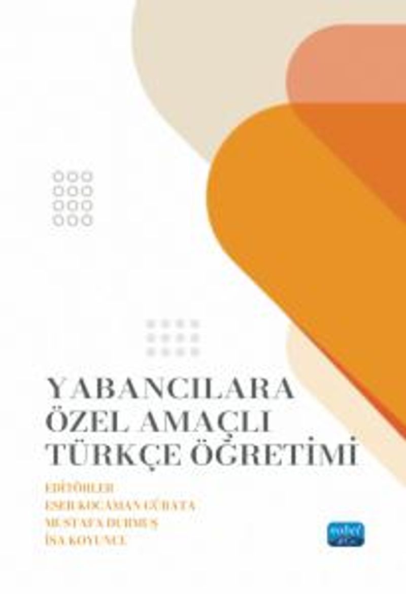 Yabancılara Özel Amaçlı Türkçe Öğretimi kitap kapağı