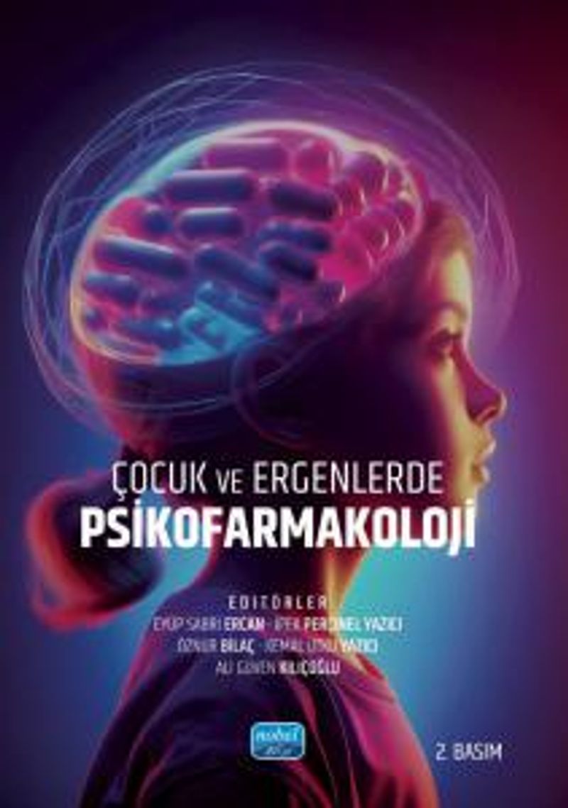 Çocuk ve Ergenlerde Psikofarmakoloji kitap kapağı