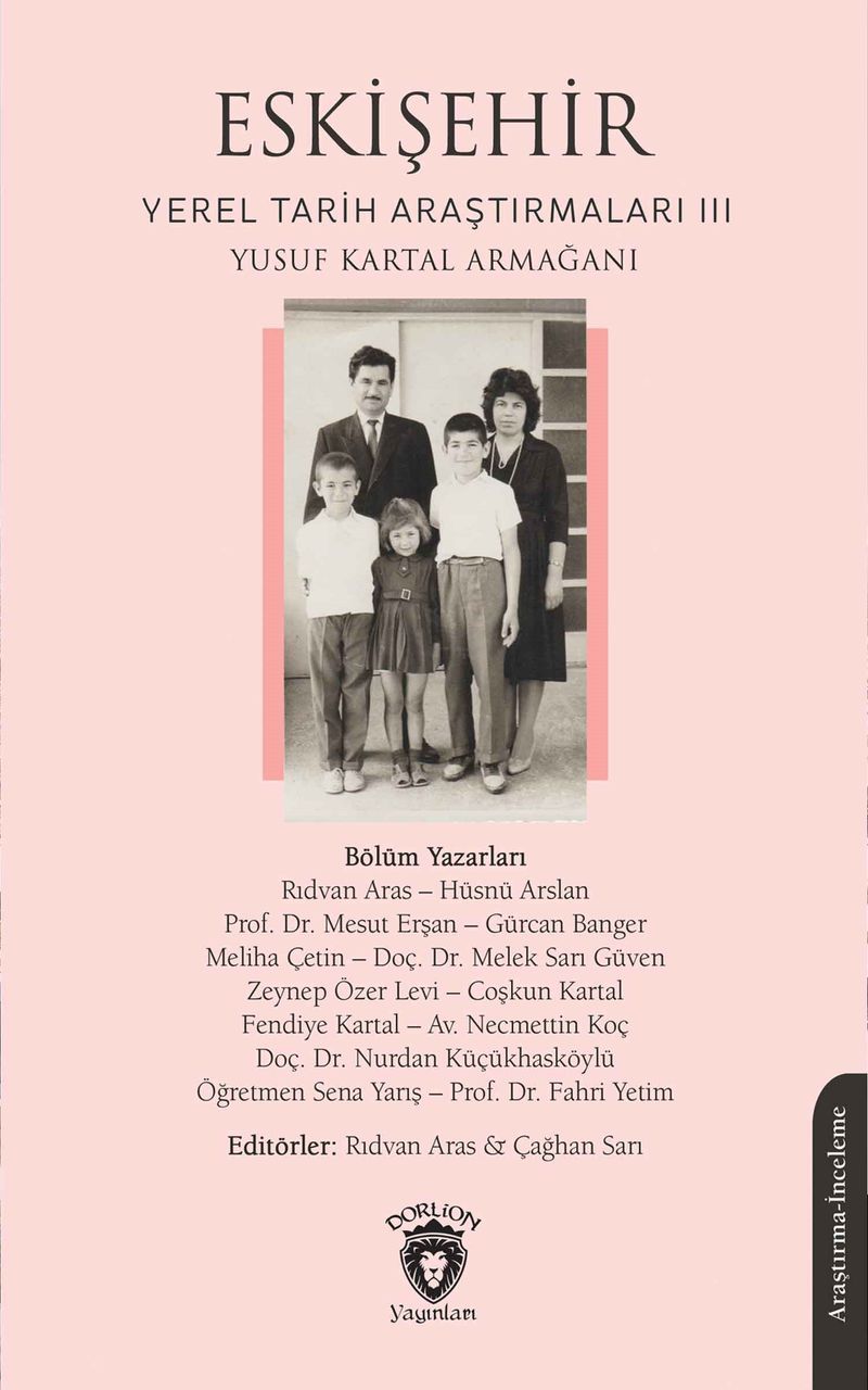 Eskişehir Yerel Tarih Araştırmaları III Yusuf Kartal Armağanı kitap kapağı