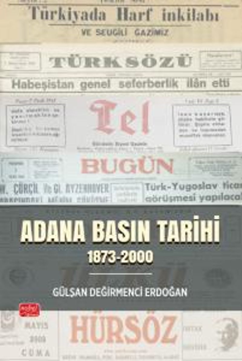 Adana Basın Tarihi (1873-2000) kitap kapağı