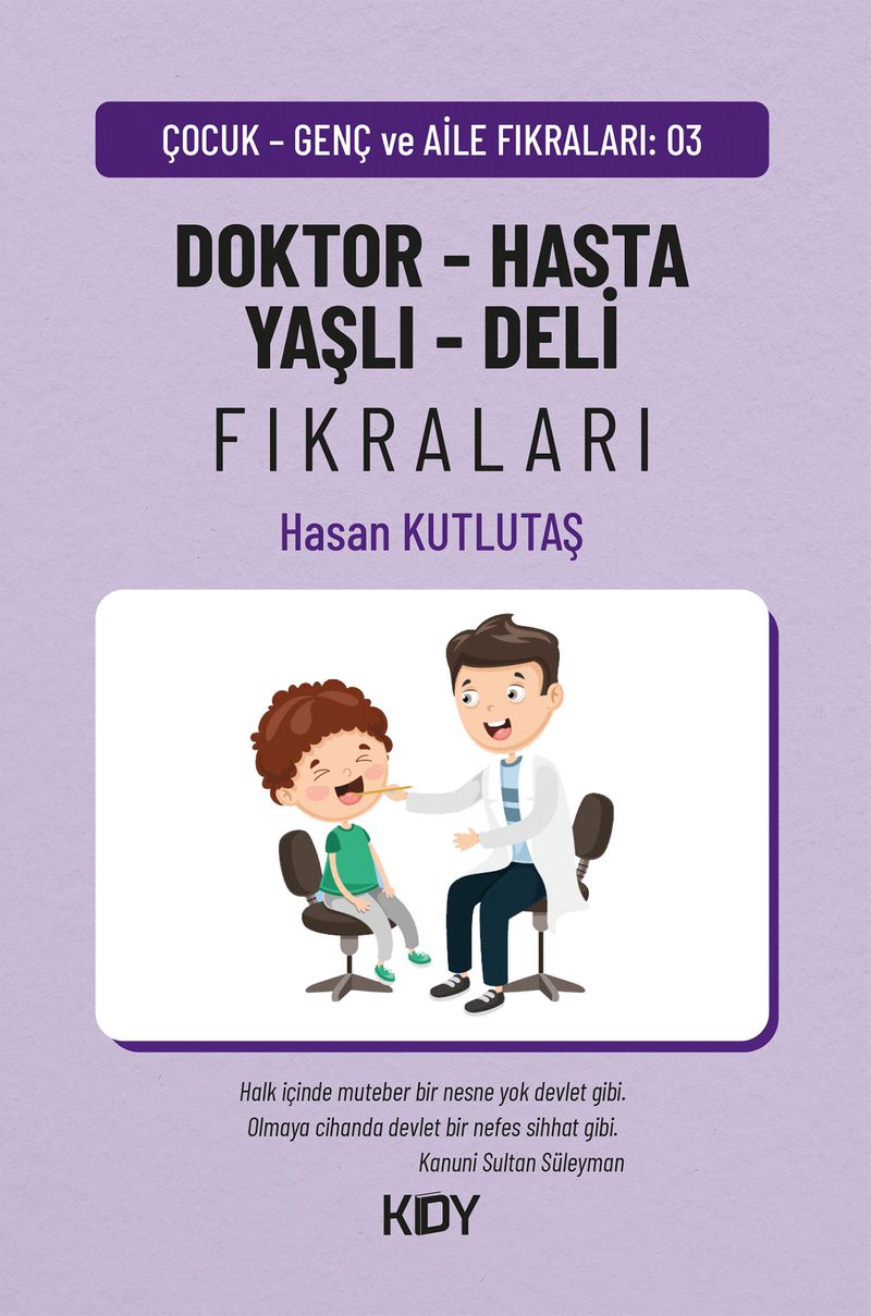 Doktor - Hasta - Yaşlı - Deli Fıkraları kitap kapağı
