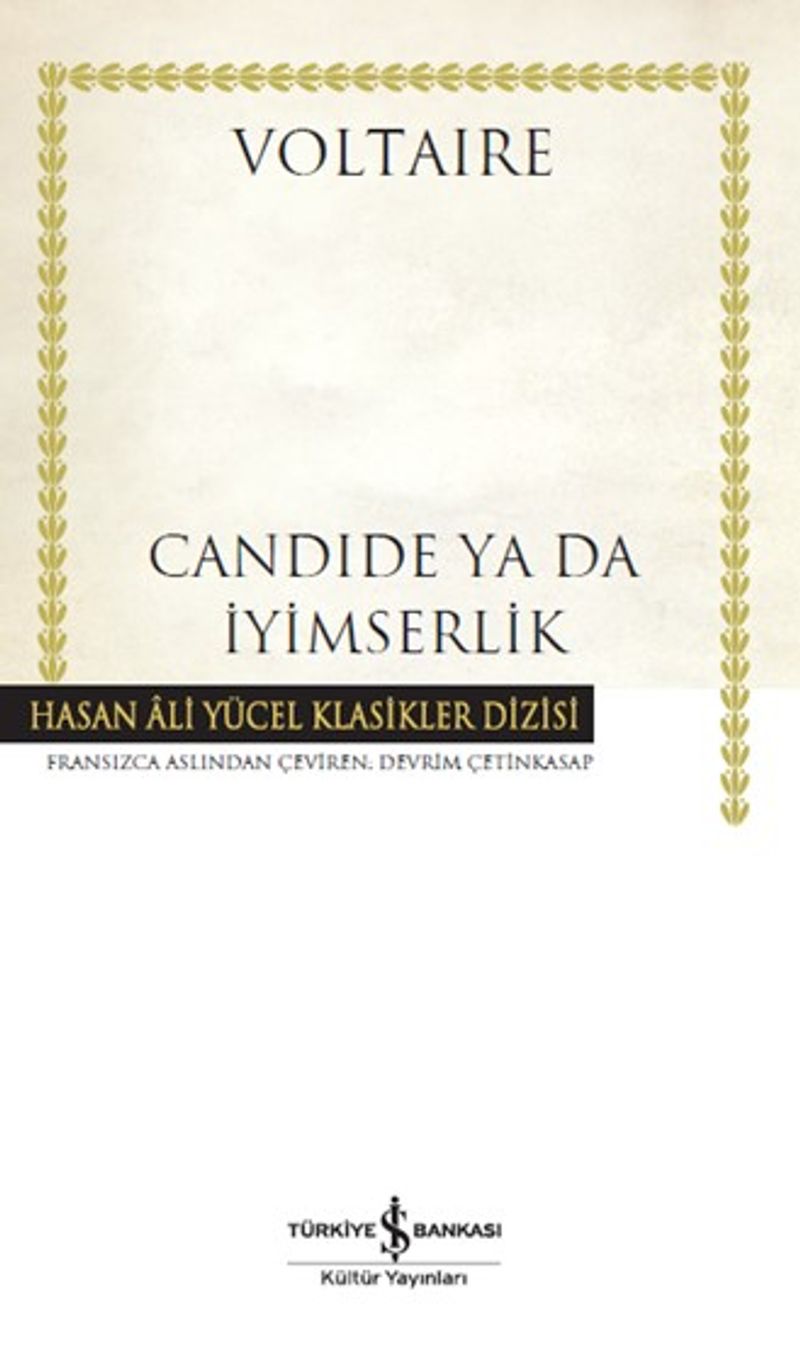 Candide ya da İyimserlik (Ciltli) kitap kapağı