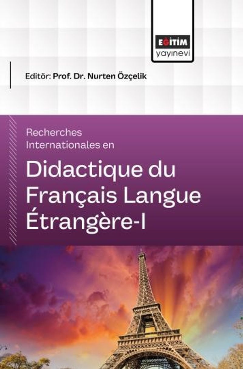 Recherches Internationales en Didactique du Français Langue Étrangère-I kitap kapağı