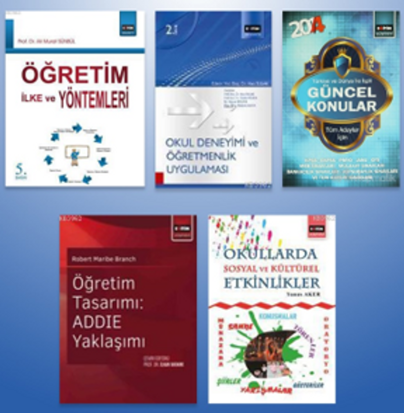 Eğitim Bilimleri Seti (5 Kitap Takım) kitap kapağı