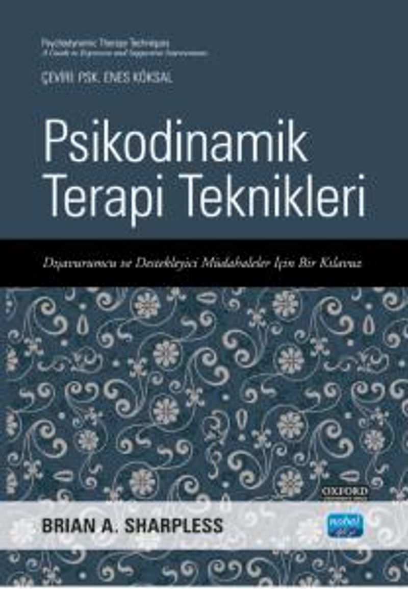 Psikodinamik Terapi Teknikleri Dışavurumcu Ve Destekleyici Müdahaleler İçin Bir Kılavuz kitap kapağı