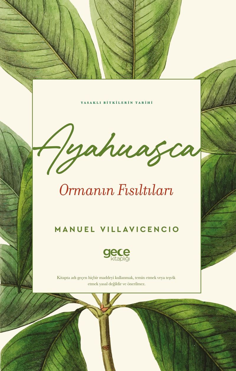 Ayahuasca Ormanın Fısıltıları kitap kapağı