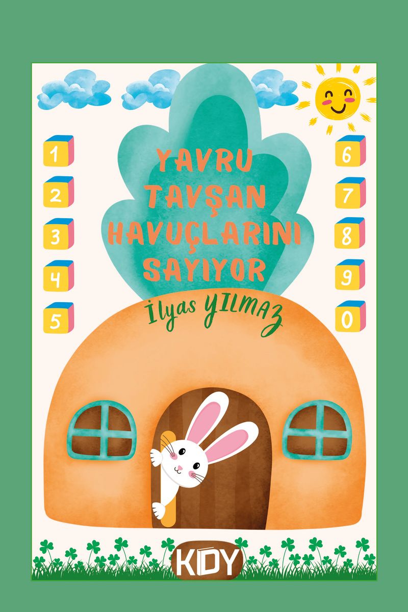 Yavru Tavşan Havuçlarını Sayıyor kitap kapağı
