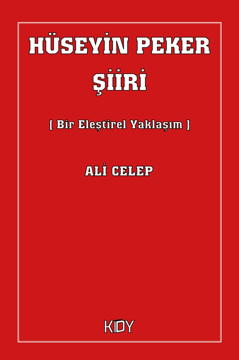 Hüseyin Peker Şiiri kitap kapağı