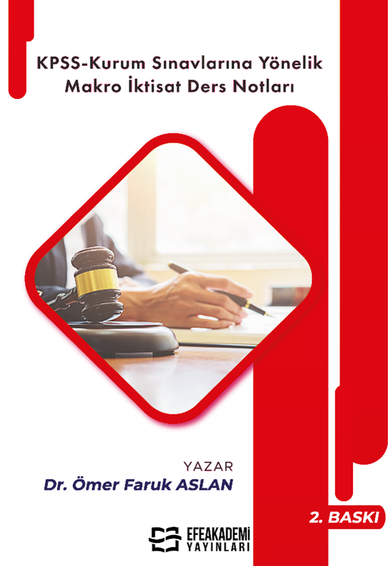 KPSS-Kurum Sınavlarına Yöneli̇k Makro İkti̇sat Ders Notları kitap kapağı