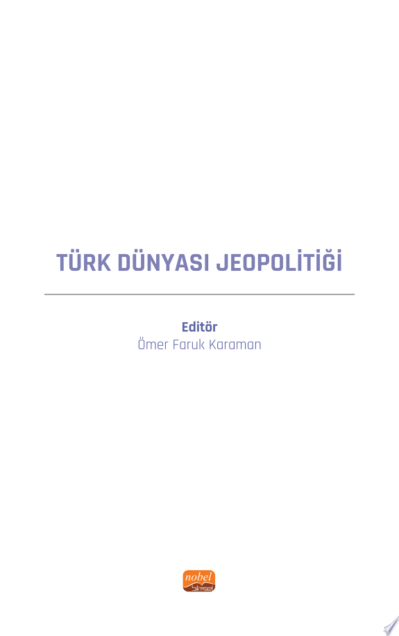 Türk Dünyası Jeopolitiği kitap kapağı