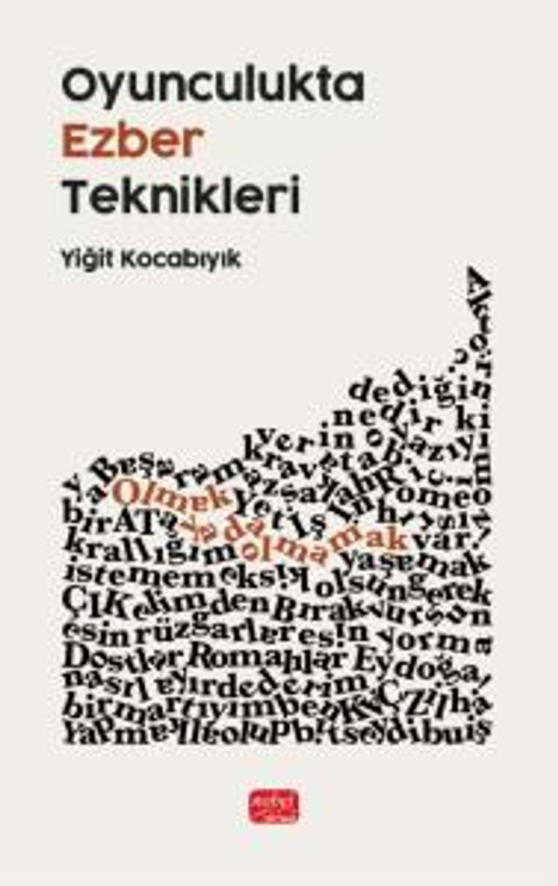Oyunculukta Ezber Teknikleri kitap kapağı