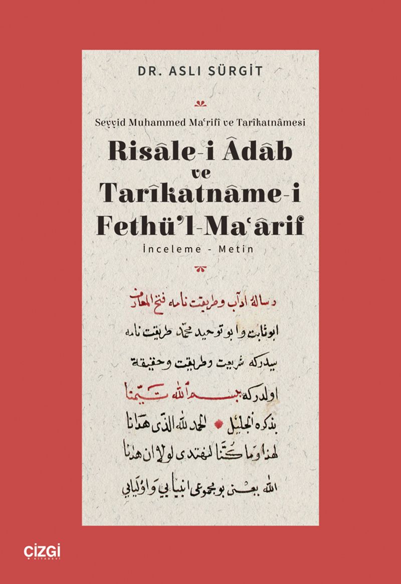 Risalei Adab ve Tarikatnamei Fethül Maarif İnceleme-Metin kitap kapağı