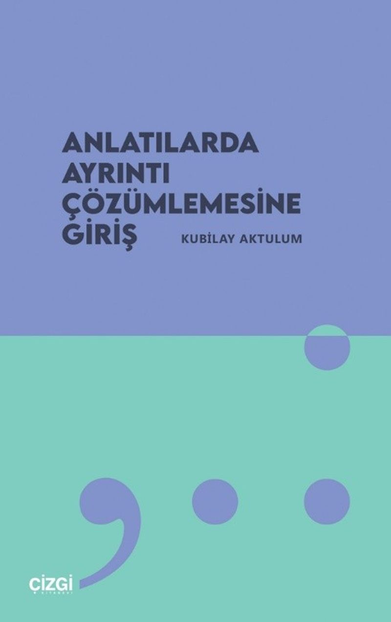 Anlatılarda Ayrıntı Çözümlemesine Giriş kitap kapağı