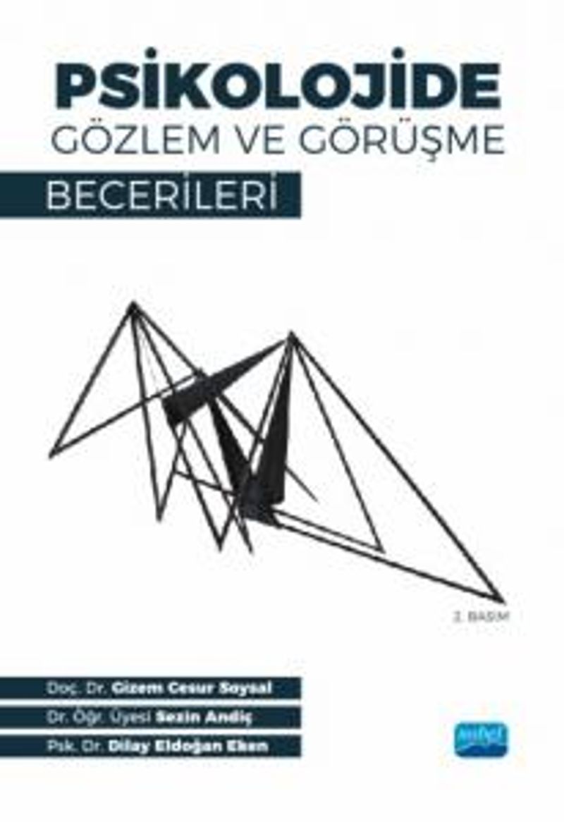Psikolojide Gözlem ve Görüşme Becerileri kitap kapağı