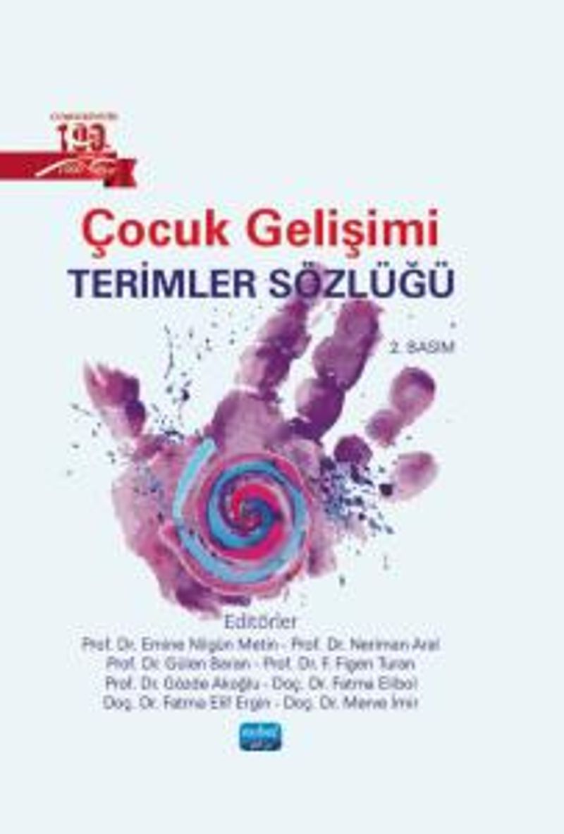 Çocuk Gelişimi Terimler Sözlüğü kitap kapağı