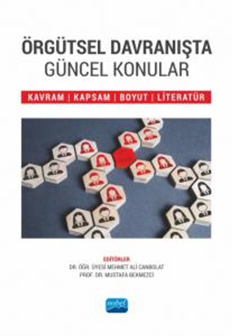 Örgütsel Davranışta Güncel Konular Kavram, Kapsam, Boyut ve Literatür kitap kapağı
