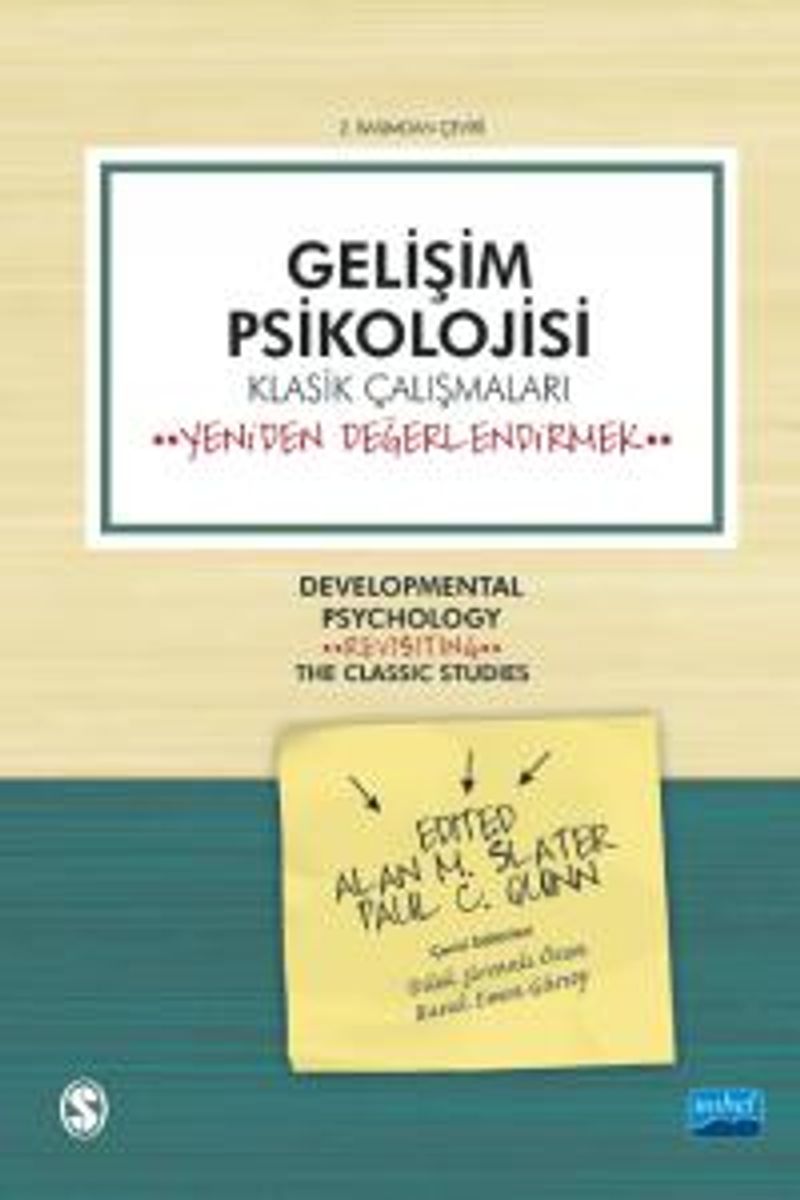 Gelişim Psikolojisi Klasik Çalışmaları Yeniden Değerlendirmek kitap kapağı
