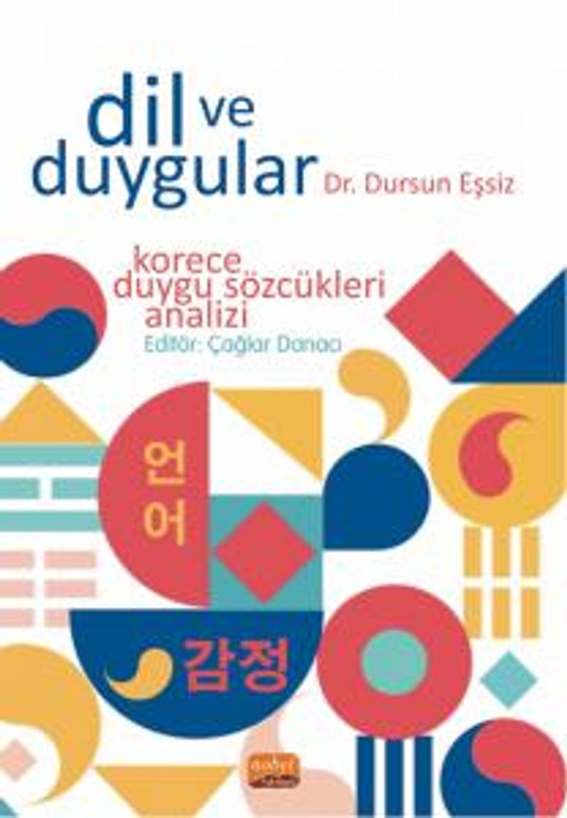 Dil ve Duygular Korece Duygu Sözcükleri Analizi kitap kapağı