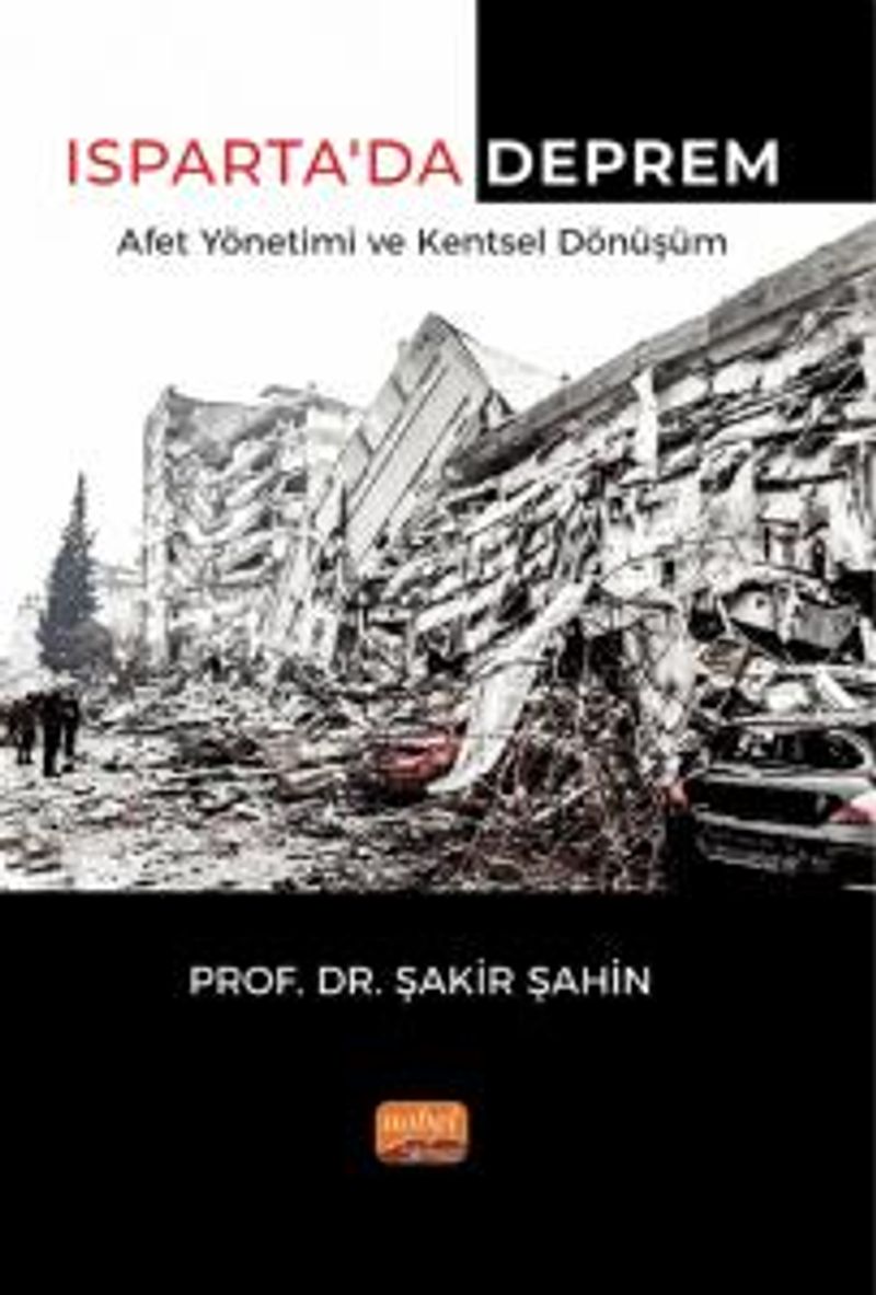 Isparta'da Deprem Afet Yönetimi ve Kentsel Dönüşüm kitap kapağı