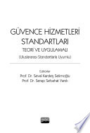 Güvence Hizmetleri Standartları Teori ve Uygulamalı kitap kapağı