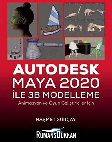 Autodesk Maya 2020 ile 3B Modelleme kitap kapağı