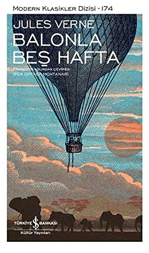 Balonla Beş Hafta (Ciltli) kitap kapağı
