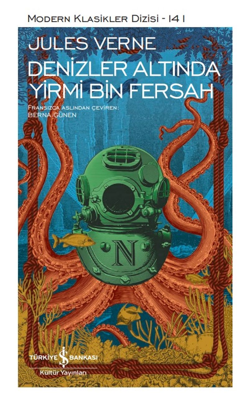 Denizler Altında Yirmi Bin Fersah (Ciltli) kitap kapağı