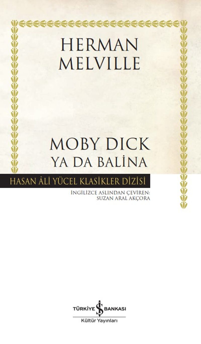 Moby Dick Ya Da Balina (Ciltli) kitap kapağı