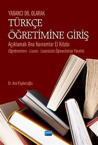 Yabancı Dil Olarak Türkçe Öğretimine Giriş kitap kapağı