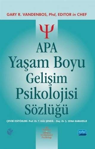 APA Yaşam Boyu Gelişim Psikolojisi Sözlüğü kitap kapağı