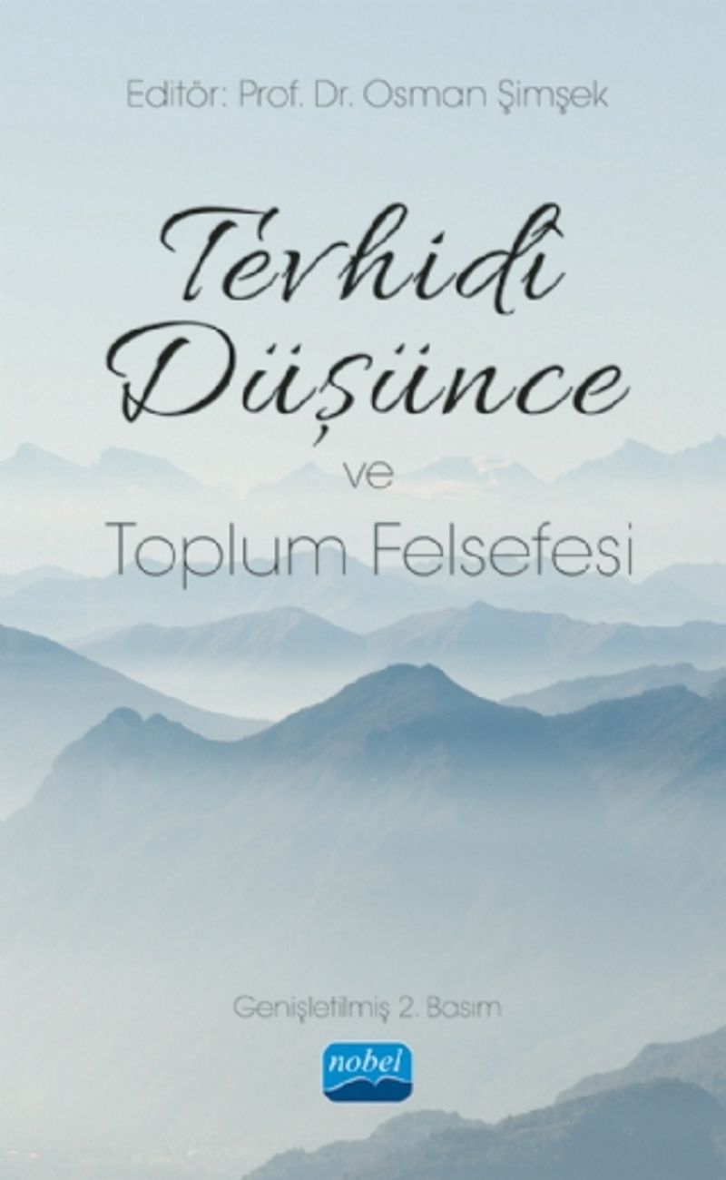 Tevhidî Düşünce ve Toplum Felsefesi kitap kapağı