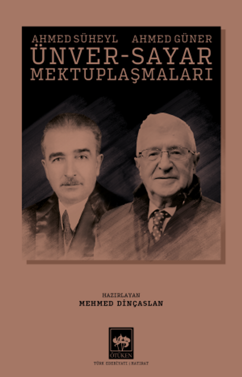 Ahmed Süheyl Ünver - Ahmed Güner Sayar Mektuplaşmaları kitap kapağı