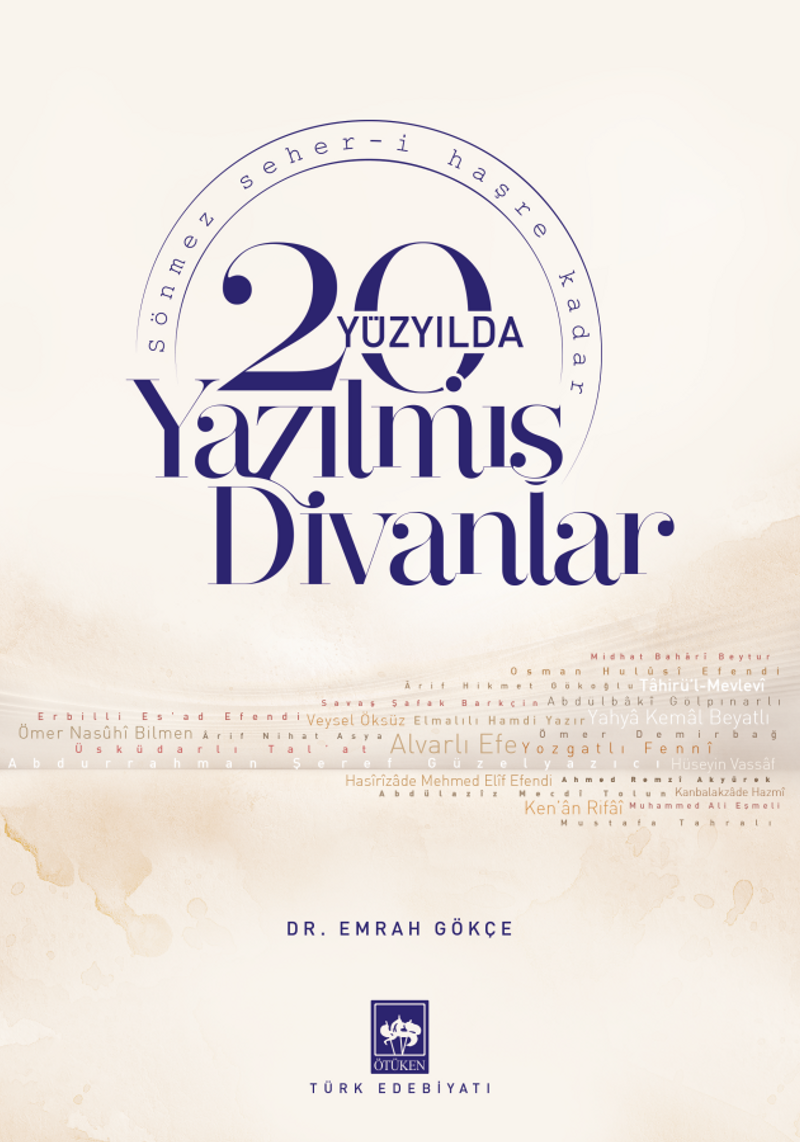 20. Yüzyılda Yazılmış Divanlar kitap kapağı